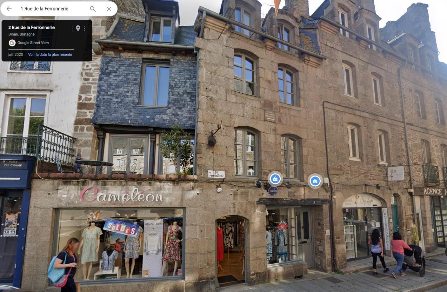 Le Duclos, Appartement Rez-De-Jardin Dinan Centre Exterior foto